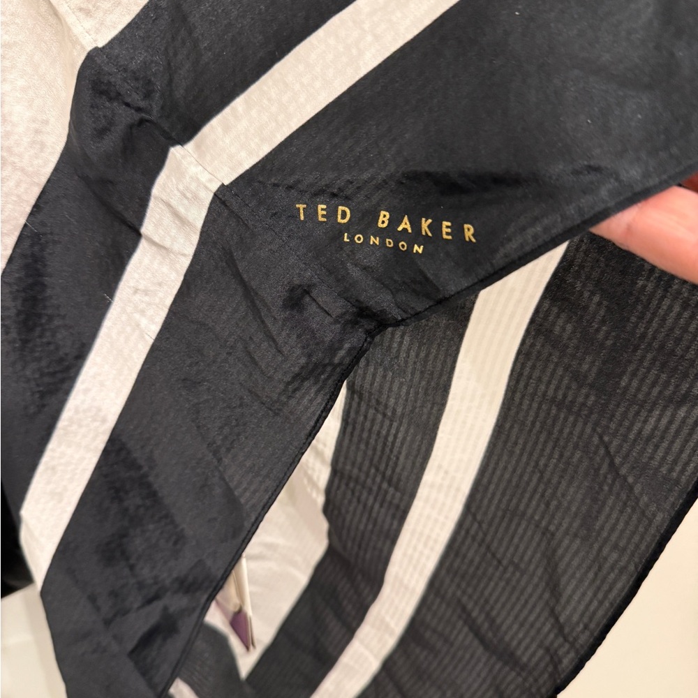 Ted Baker Black Floral Scarf - Picture 2 of 9